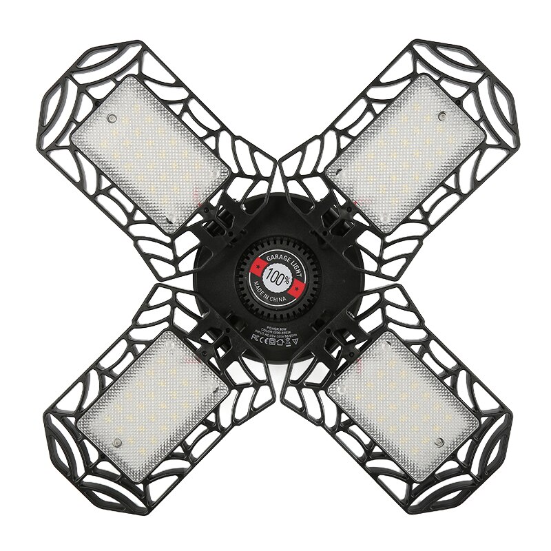 Le Garage 120W ventilateur LED allume l'ampoule E26 6000K 12000LM lampe pliable Led lampe pendante LED éclairage industriel lumineux superbe pour l'atelier: Default Title