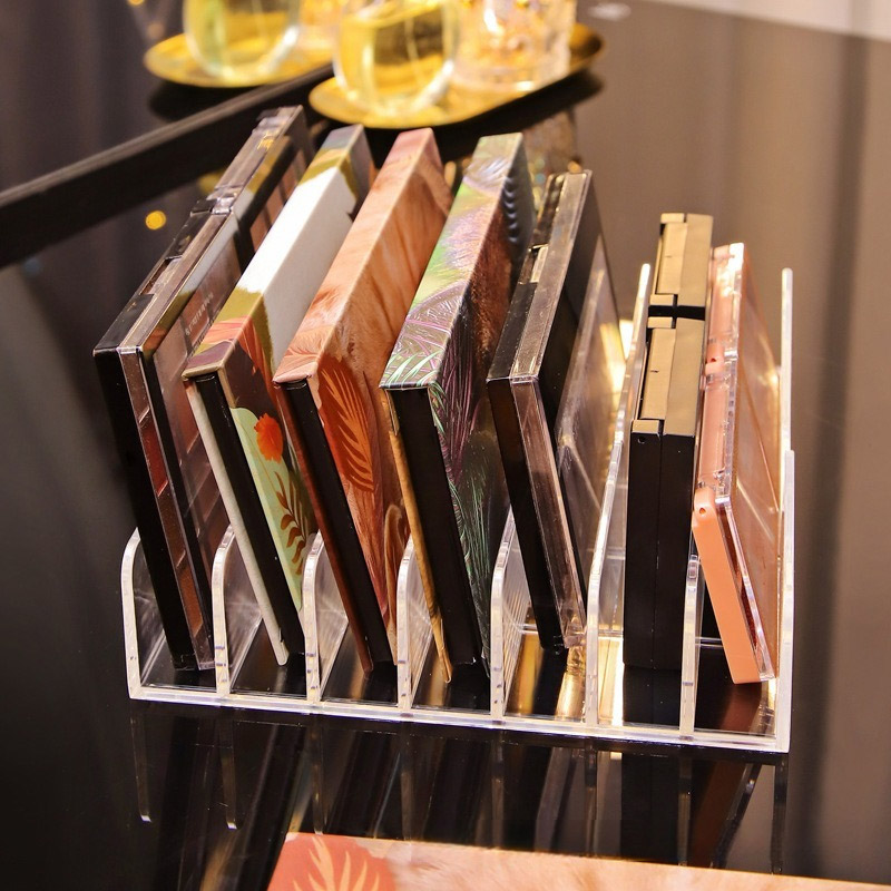 Space-saving Transparent Dvd/cd Organizer - Easy View Storage Stand For Home Office Entertainment Plastic Storage Box