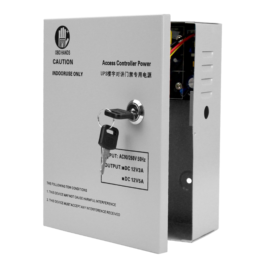 12V 5A Access Control System UPS Power Box for All Kinds of Access Control Electric Door Lock-DYX5A