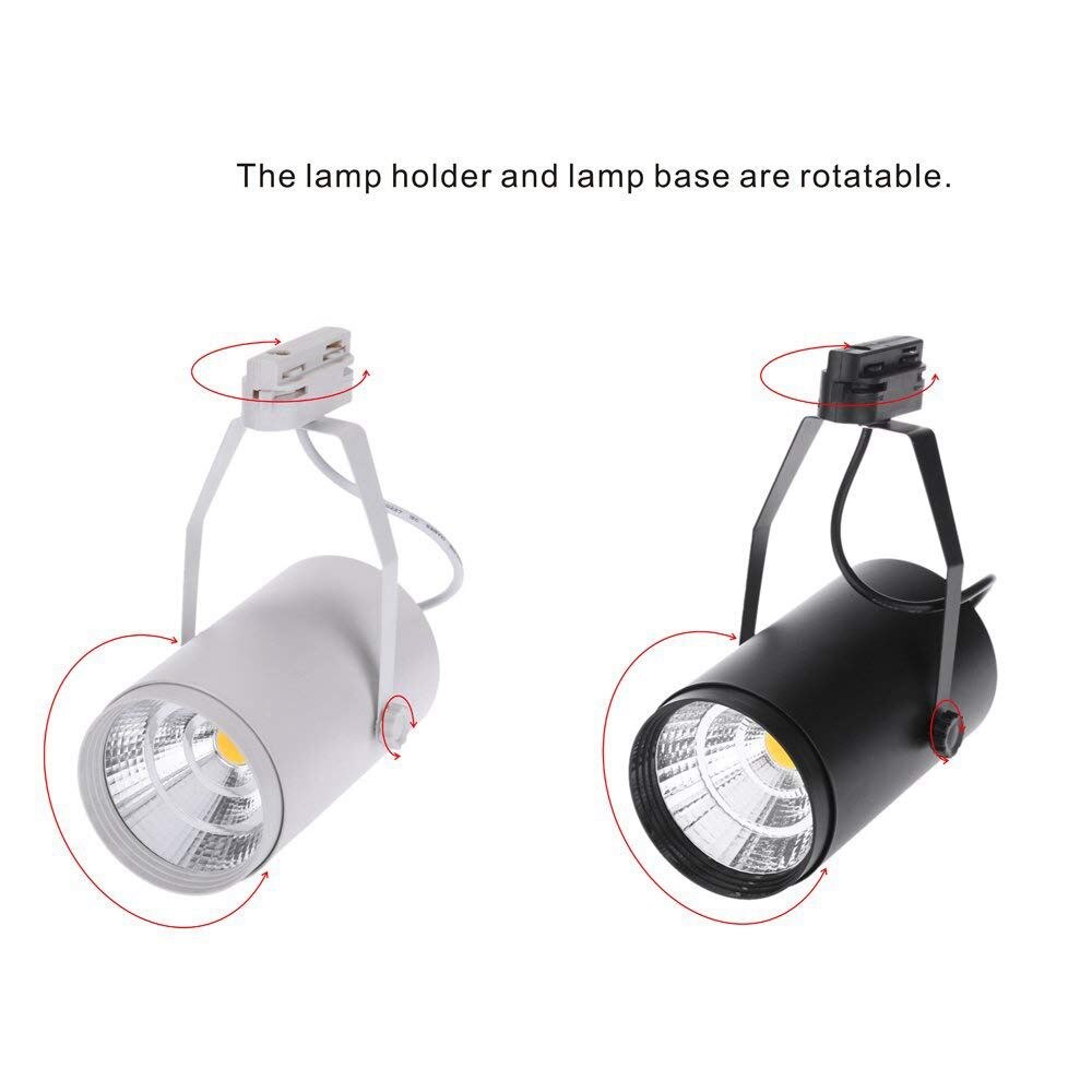 12W Plafond Spot Wandlamp AC85-265V 1080LM Spotlight LED Track Verstelbare voor Office Shopping Mall Kleding Winkel Tentoonstelling