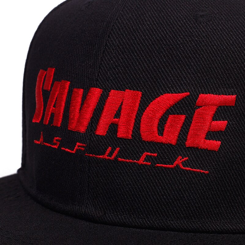 SAVAGE hip-hop degli uomini berretto da baseball cappello selvaggio sport all'aria aperta Street dance Cappellini regolabile cappelli di snapback del mens del cotone selvaggio cappelli gorras