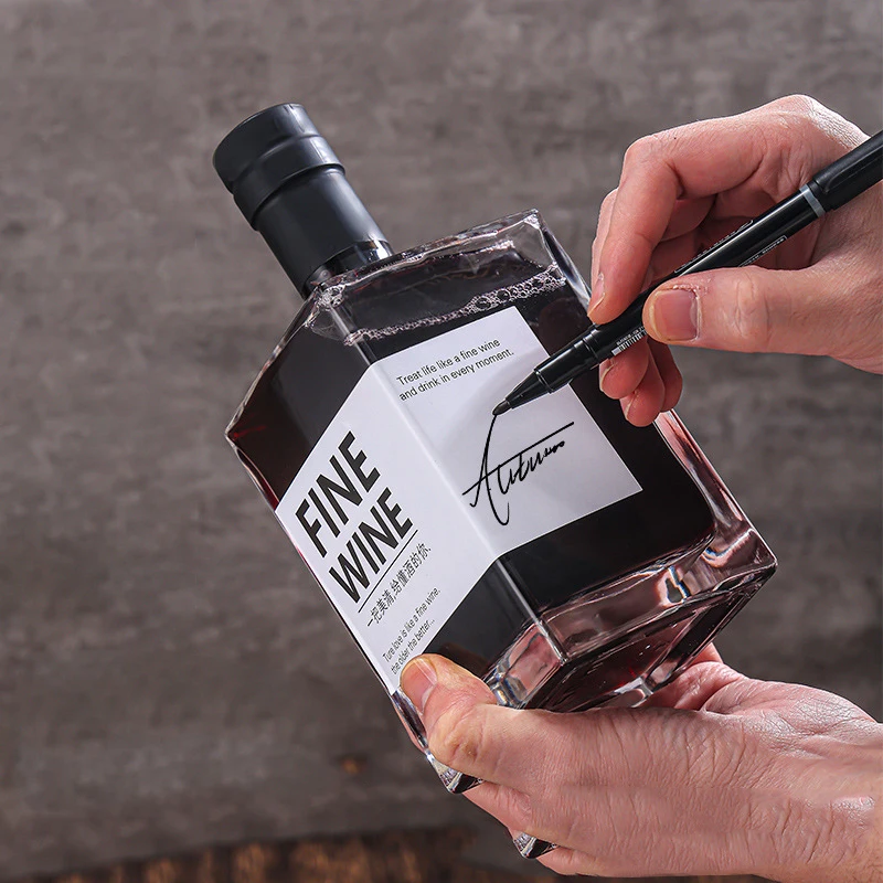 Bourbon-karaffel til whisky, skotsk whisky, spiritus, firkantet blyfri skotsk whisky-karaffel, premium vodka-karaffel