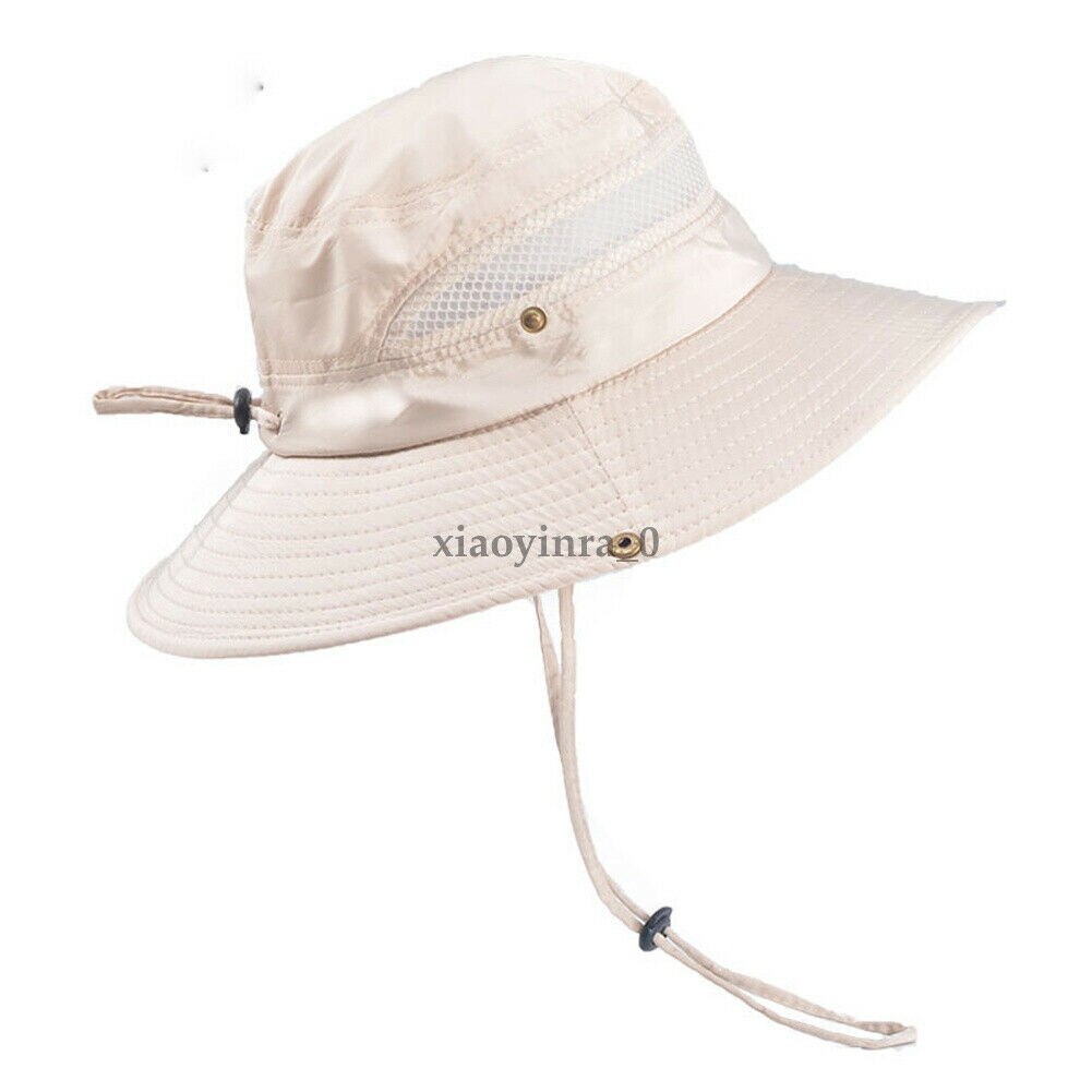 Men Women Arctic Breathable Hat Heatstroke UV Protection Sunshade Cooling Caps: Beige