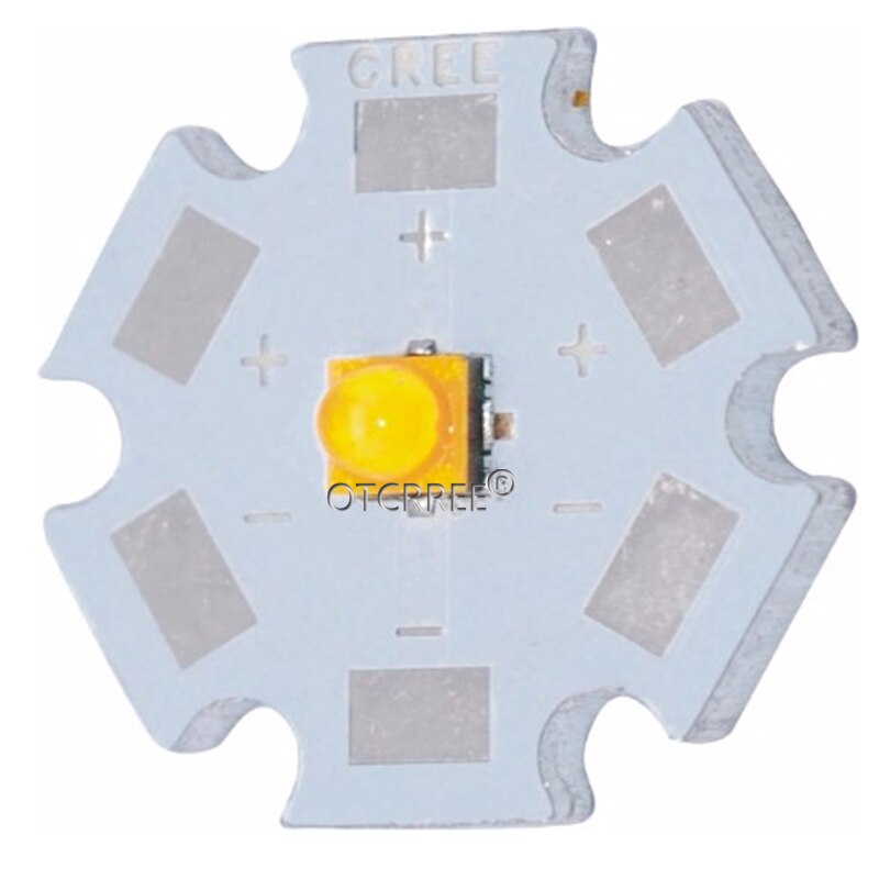 10pcs Cree XTE LED XT-E 1-5W LED Emitter Neutral White 4000-4500K; Cold White 6500-7000K LED with 20MM PCB