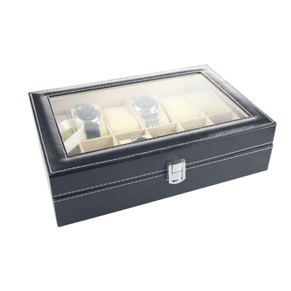 5 Stuks Horloge Display Kussens Zwarte Horloge Kussens Vervanging Winder Horloge Kussens Pu Lederen Horloge Doos Kussens Voor Horlogekasten Opslag Sieraden Doos Disp
