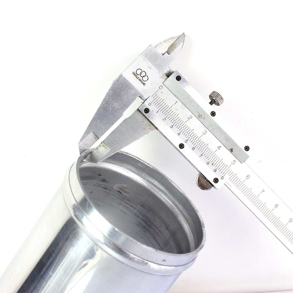 Tubo de aluminio de admisión de aire frío de Snorkel, conducto de admisión duradero convexo, sistemas de refrigeración, manguera múltiple, accesorios Turbo de 76MM