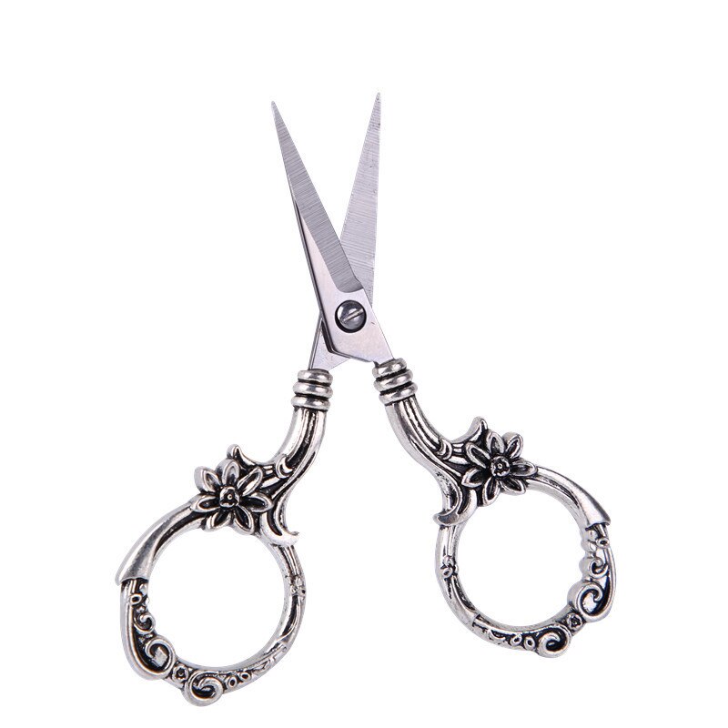 Rvs Professionele Naaien Schaar Naaien Tool Kruissteek Schaar Garen Naaien Accessoires Craft Schaar Voor Stof: Donkergrijs