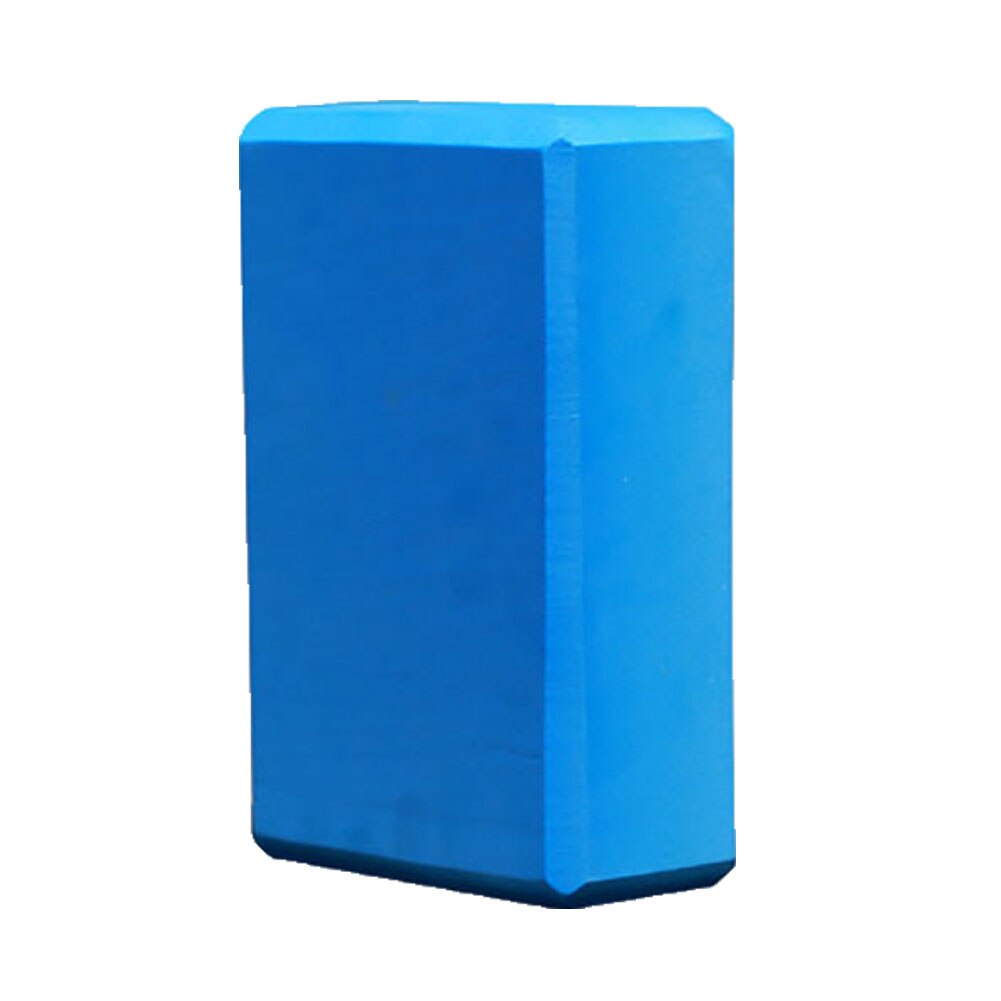 Yoga Block Stretching Aid EVA Colorful Foam Block Brick Gym Pilates Workout Fitness Exercise Tool Body Shaping Health Training: Blue