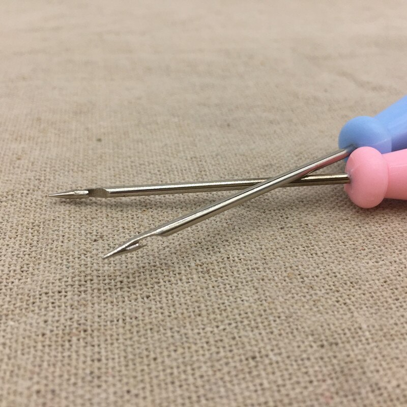 Herramientas de perforación de posicionamiento de punzón, punzón de cuero, bricolaje, agujas de costura a medida, herramienta de reparación de zapatos, 2 uds.