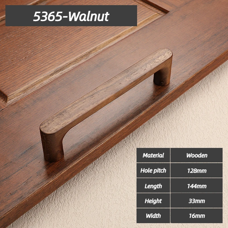 Manija de puerta de armario de madera, perilla y manija de puerta de armario de cocina, manijas de puerta de armario para herrajes de muebles: YELLOW