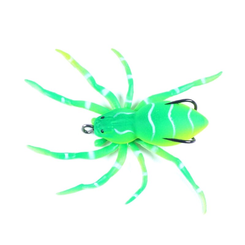 Spider Soft Bait Artificial Softbait Lure Weedless Fishing Tool with Hook Tackle W8EE: 4