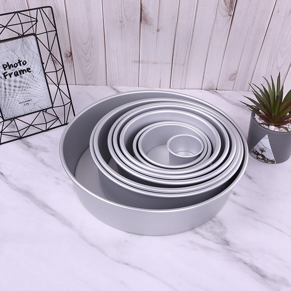 Heightened Round Cake Mold Non-Stick Baking 4/5/6/7/8/9/10 Inch Mousse Tart Cake Mold Removable Bottom Baking Tray Baking Tools