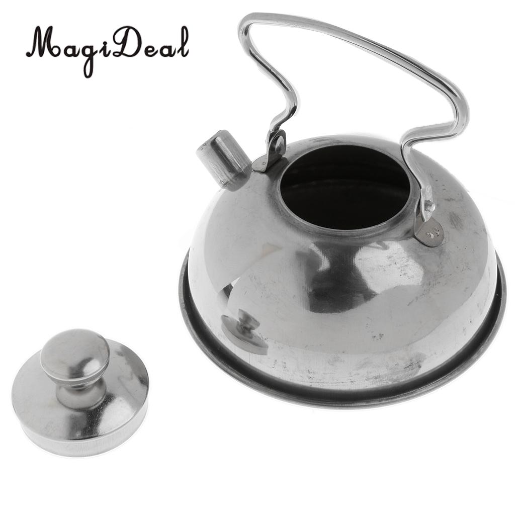 Magideal 1Set Roestvrij Stalen Waterkoker Keuken Keuken Koken Kookgerei Kids Kinderen Pretend Play Speelgoed