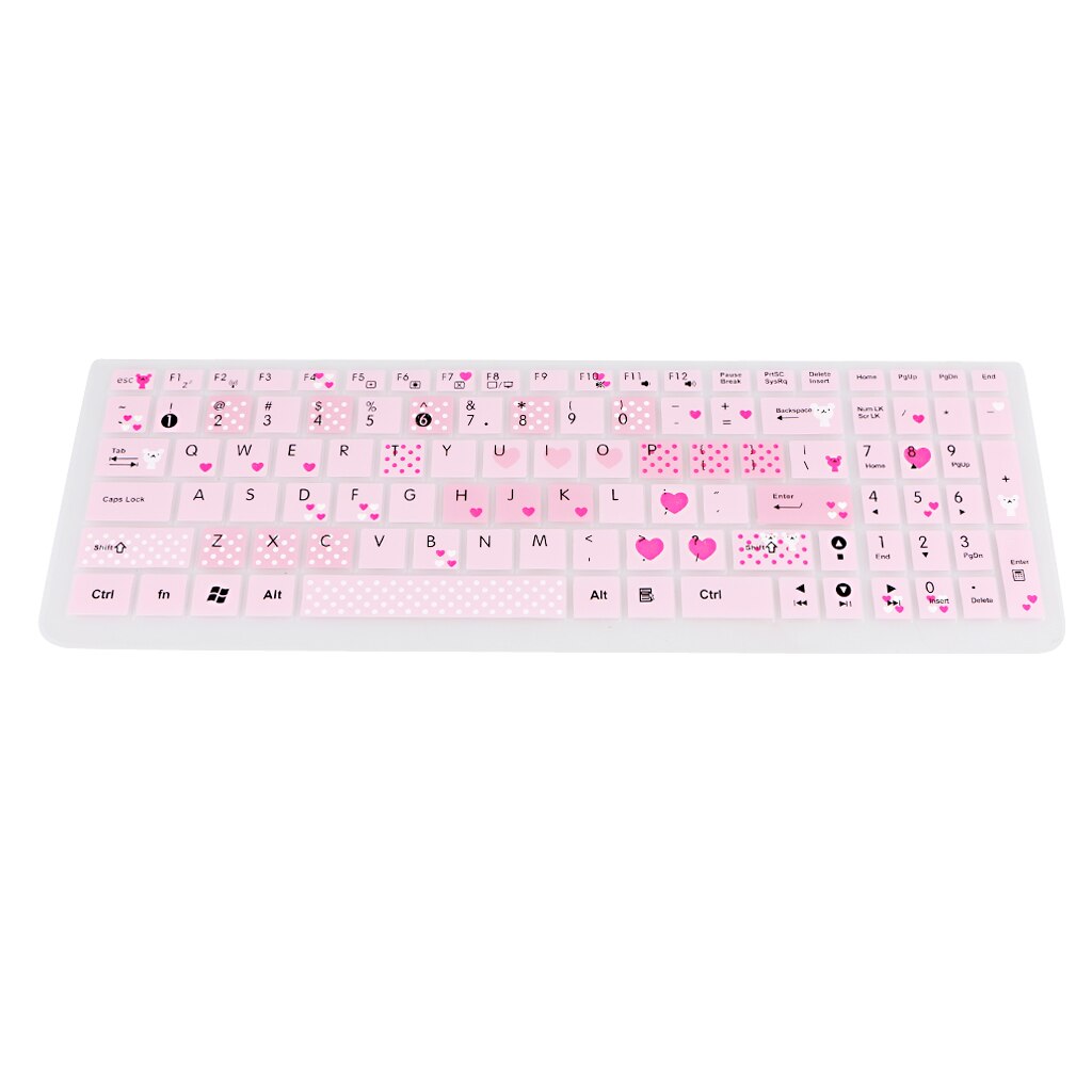 Siliconen Toetsenbord Cover Voor Asus Laptop Computer Protector Stickers Film: Pink