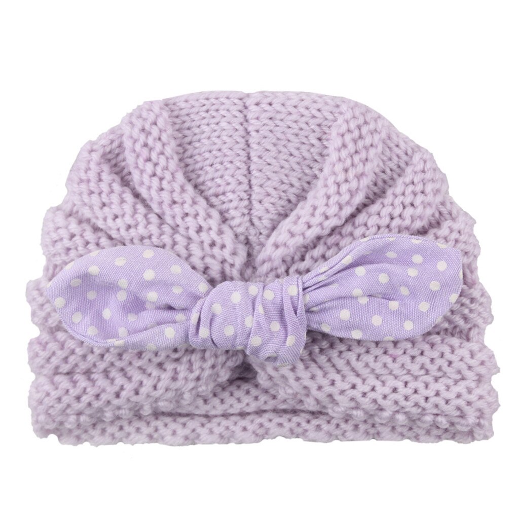 Baby hoed in Baby Boy hoeden Warm Haak Knit Geknoopt Plaid Hoed Beanie Cap plaid warme herfst en winter hoed L1212: E