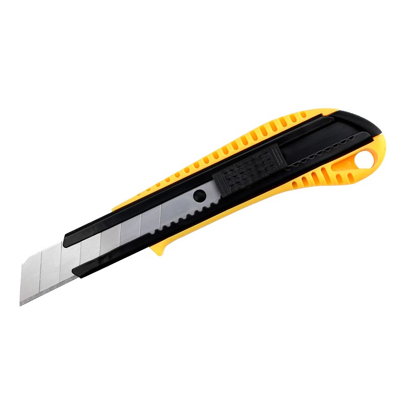 ELECAL Utility knife Stainless steel Blade Snap Off Retractable Paper Box Cutter Screw Slef-lock Non-slip