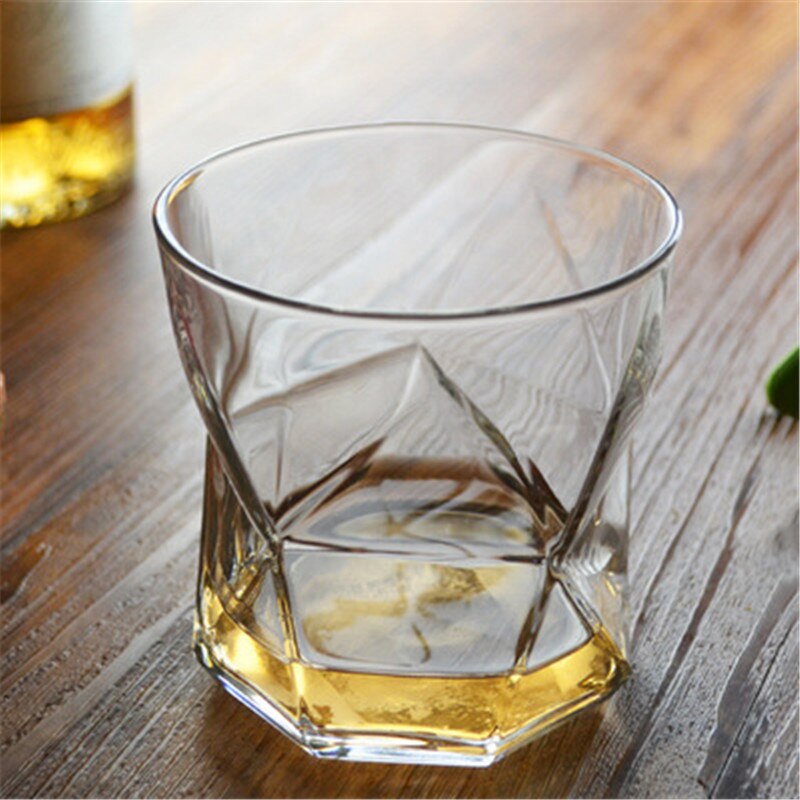 320/480ml whiskyglas skotsk glas bourbon sten glasformet krystalklart glas til vinbar club party