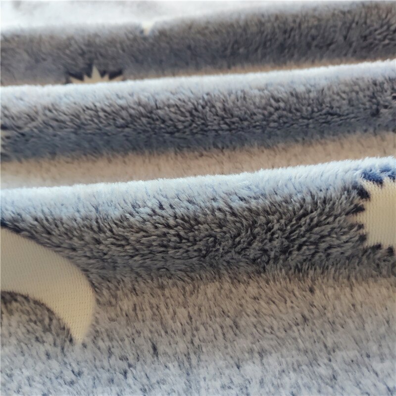 TB003A darmowa wysyłka dobrej jakości tekstylia domowe podróży piknik łóżko ciepłe koce polarowe dla dzieci dorosłych miękka świecąca gwiazda koc