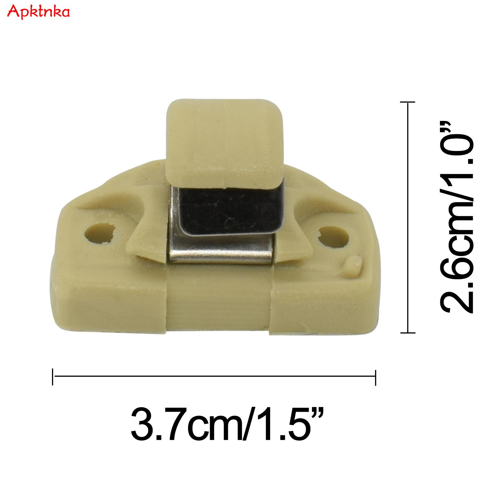 Apktnka 2x Auto Zonneklep Haak Clips Hanger Houder Gesp Beugel Retainer Voor VW Caddy Eos Gol Golf Lupo Polo Sharan Touran