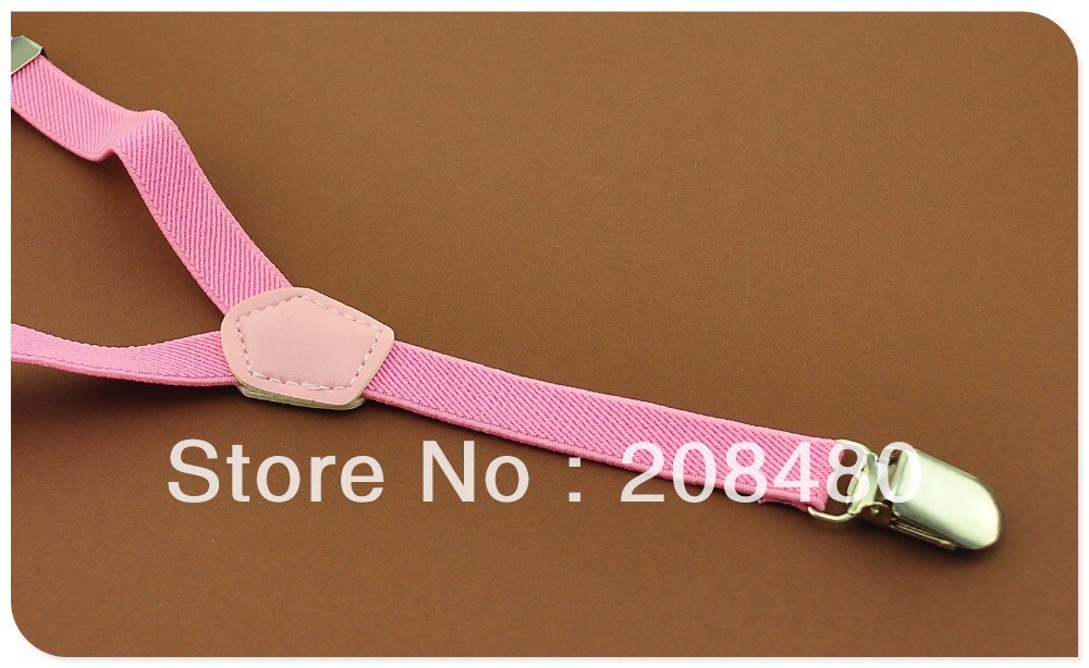 1.5 cmx 25 tommer "lyserøde" børnebælter børn / drenge / piger seler elastiske seler slanke seler & detailhandel