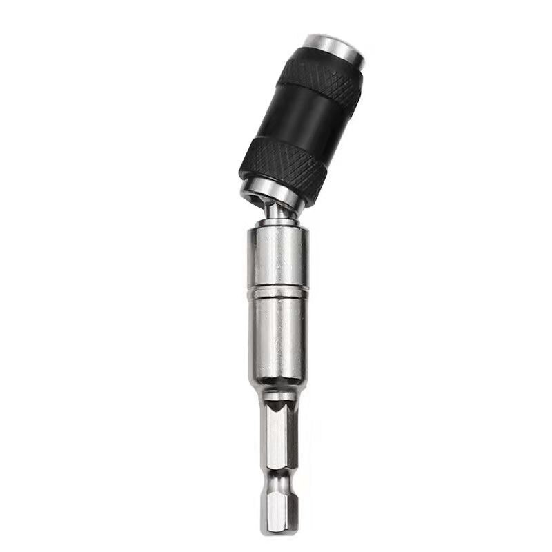 Hexagon Handle Quick Release Self-Locking Rod Electric Drill Screwdriver Lengthening Quick Conversion Batch Extension Rod: GRAY