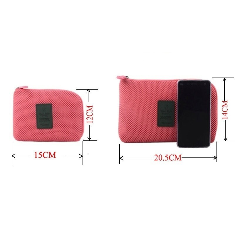 Sac de rangement Portable Gadget numérique câble USB écouteurs stylo voyage sacs trousse de maquillage EDF88
