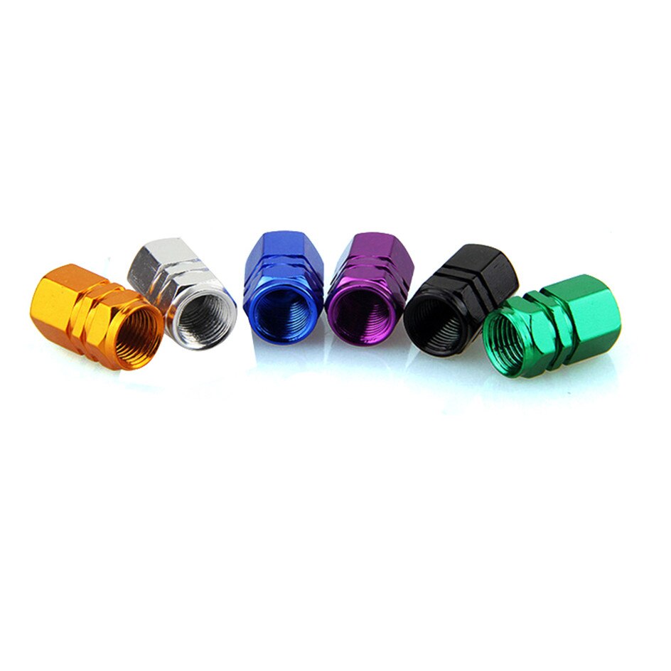 Aluminium Auto Wiel Band Ventiel Rim Stem Caps Ventiel Stofkap Wiel Banden Stem Air Dust Waterdichte luchtdicht Covers