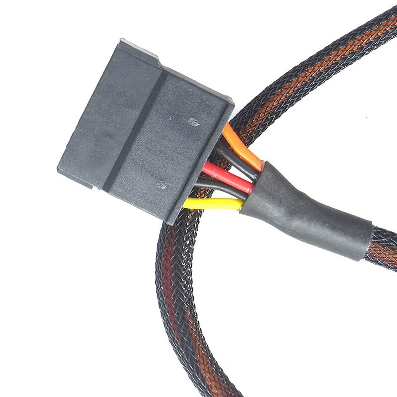 Mini 6Pin to 15Pin X2 SATA Power Cable Cord for DELL Vostro 3650 3653 3655 Desktop Computer HDD SSD Expansion Cable
