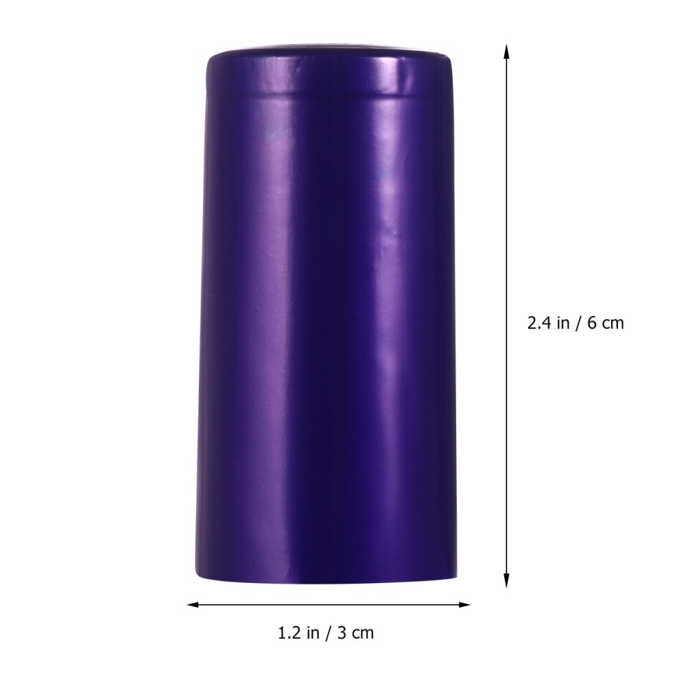 100pcs Heat Shrinkable Cap Bottle Film Bottle Cover Film