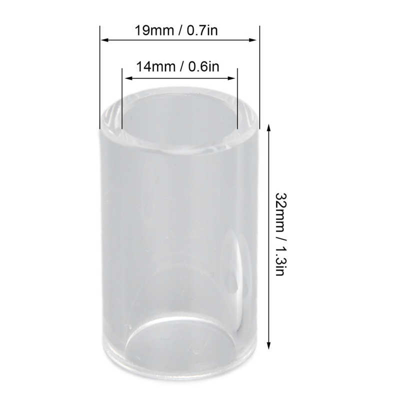 Glass Tig Cup Gas Lens Built In Filter for 2.4mm Argon Torch for WP‑9/2 Welding Burner