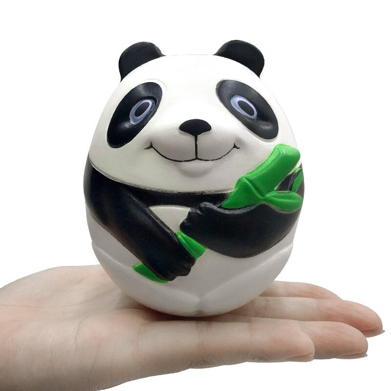 Panda Pop Creatieve Memory Foam Bamboe Panda Ei Speelgoed Kinderen Volwassen Vent Squeeze Speelgoed
