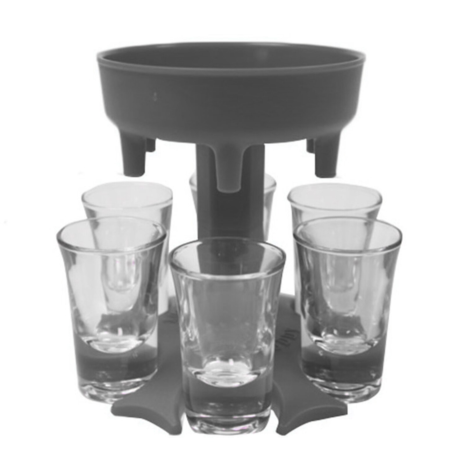 6 Shot Dispenser Met 6 Stuks Cup Party Bier Wijn Flessen Dispenser Schenker Drinken Games Zes Manieren Party Bar dispenser: A1