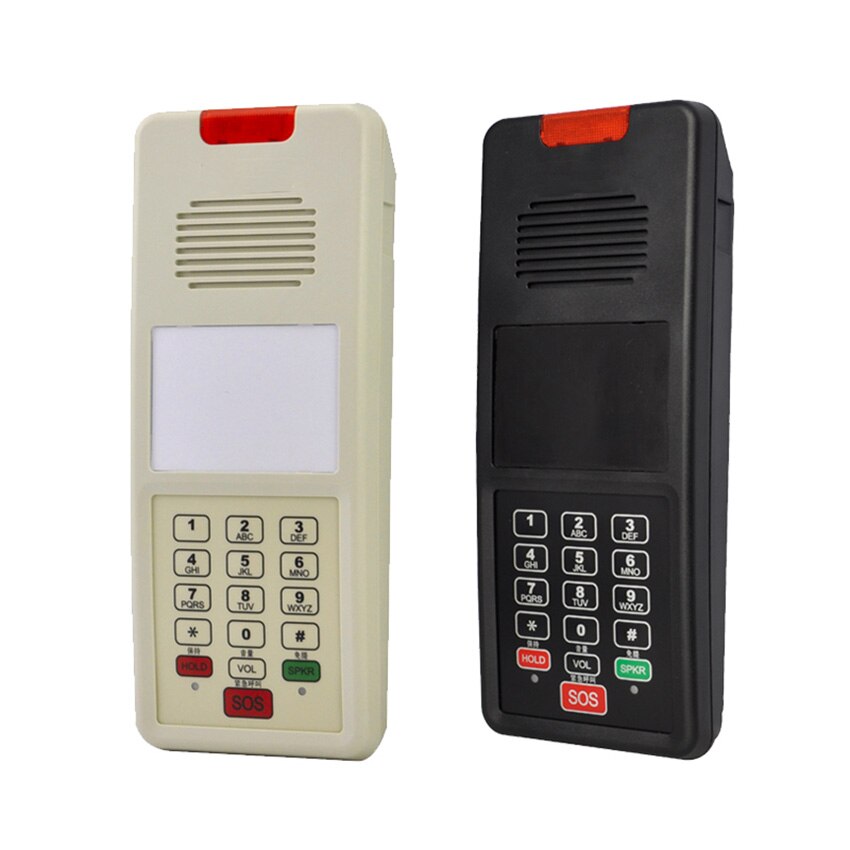 Ligne fixe de téléphone portable à élévateur mural, pour bureau d&#39;hôtel, Volume réglable, étanche, appel SOS d&#39;urgence rapide, sans combiné