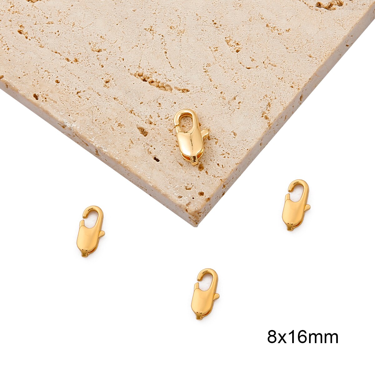 18K 1Pc 11Mm Koper Sailor Sluitingen Connectors Voor Armband Ketting Chain Diy Sieraden Maken Vinden 051: 8x16mm 1pc