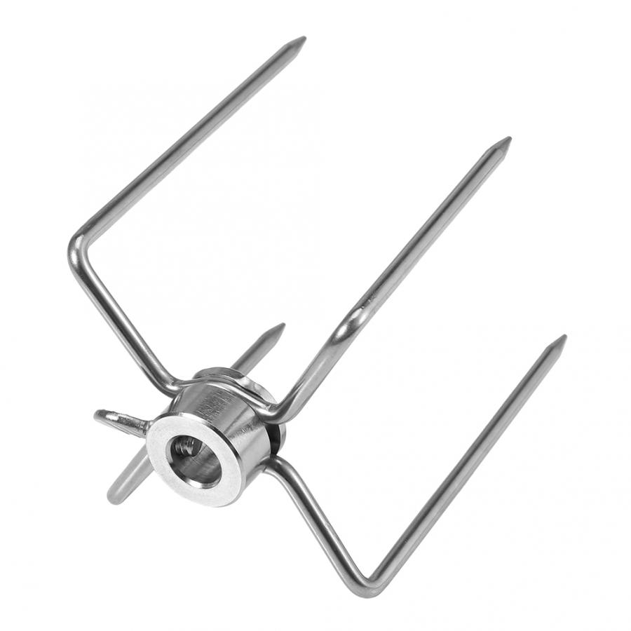 2 stuks multifunctionele roestvrijstalen barbecuevork, grillvork, braadspit, barbecuegereedschap voor de keuken