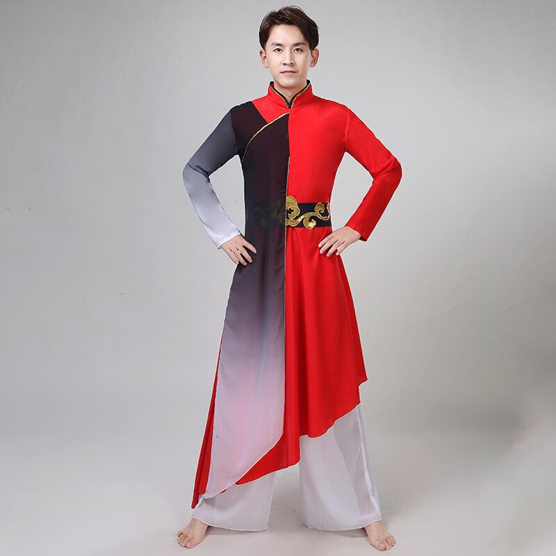 nueva ropa de baile clásica para adultos ropa nacional china y accesorios modernos trajes de Baile Folclórico chino: aandred / S