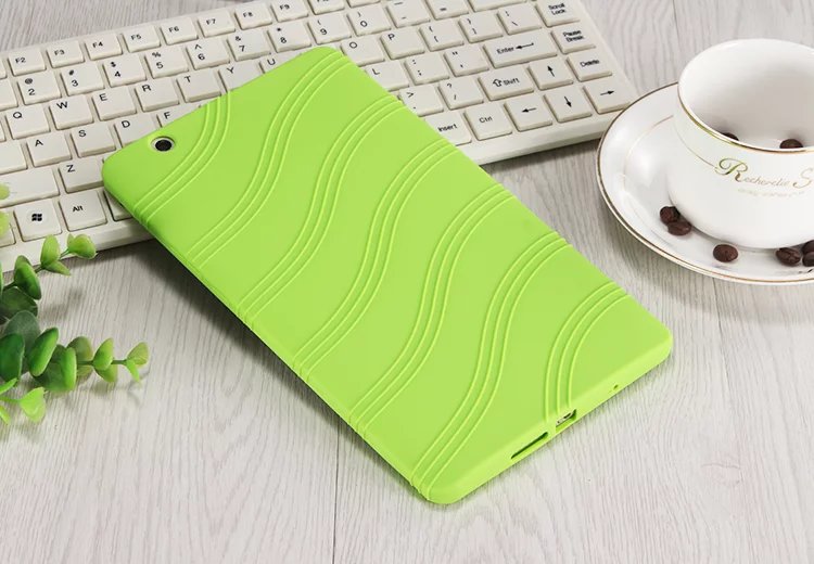 Silicone case for Huawei MediaPad M3 8.4 inch Docomo Dtab Compact D-01J soft silicon cover: Green