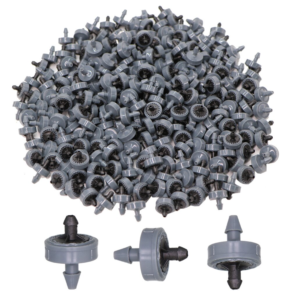 20PCS 2L 4L 8L/H Pressure Compensation Drippers 4/7 Hose Puncher Agricultural Garden Lawn Irrigation System Steady Flow Dripper