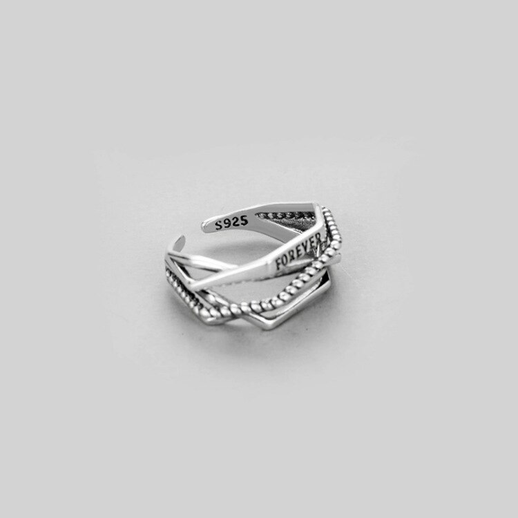 Charmant Open Brief Ring Voor Vrouwen Vintage Boho Party Ringen Gothic Punk Sieraden Cadeaus Voor Meisjes