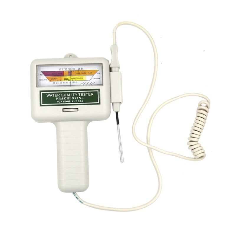 CL2 Tester 2 in 1 Water PH & Chloor PC-101 Niveau Draagbare Digitale PH Meter Zwembad Spa Analytische Instrumenten 40% off: B