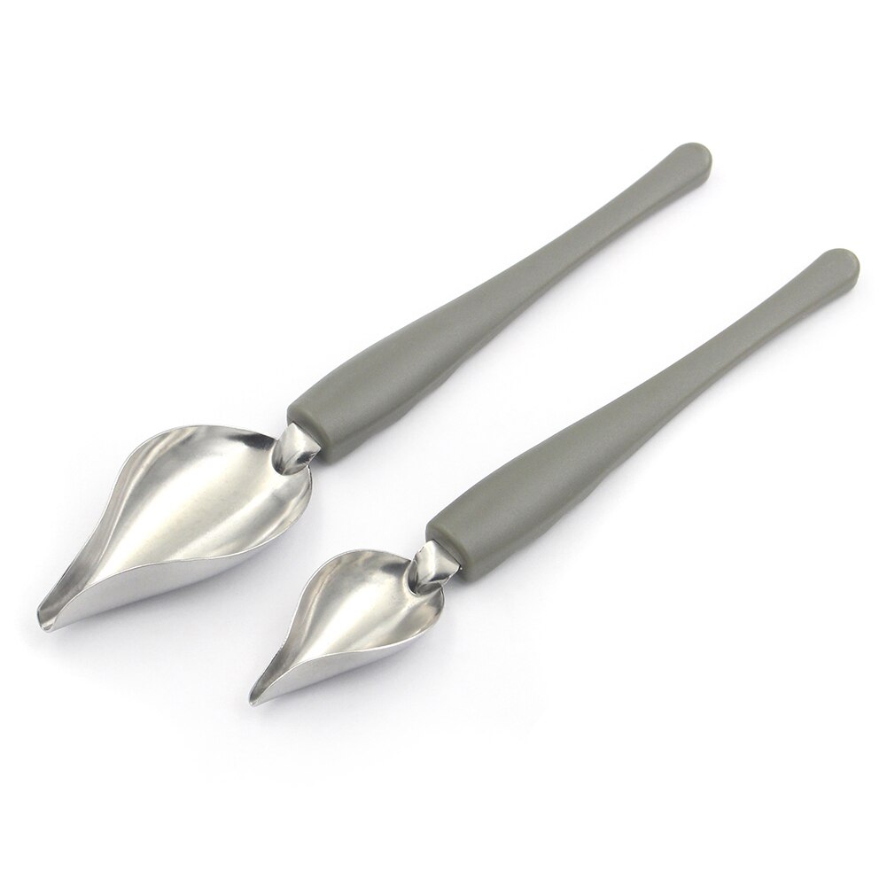 Chef Valon Saus Plating Art Potlood Schaaltje Saus Schilderen Potlood Koffie Art Draw Tool Lepel Rvs ALI88: Default Title