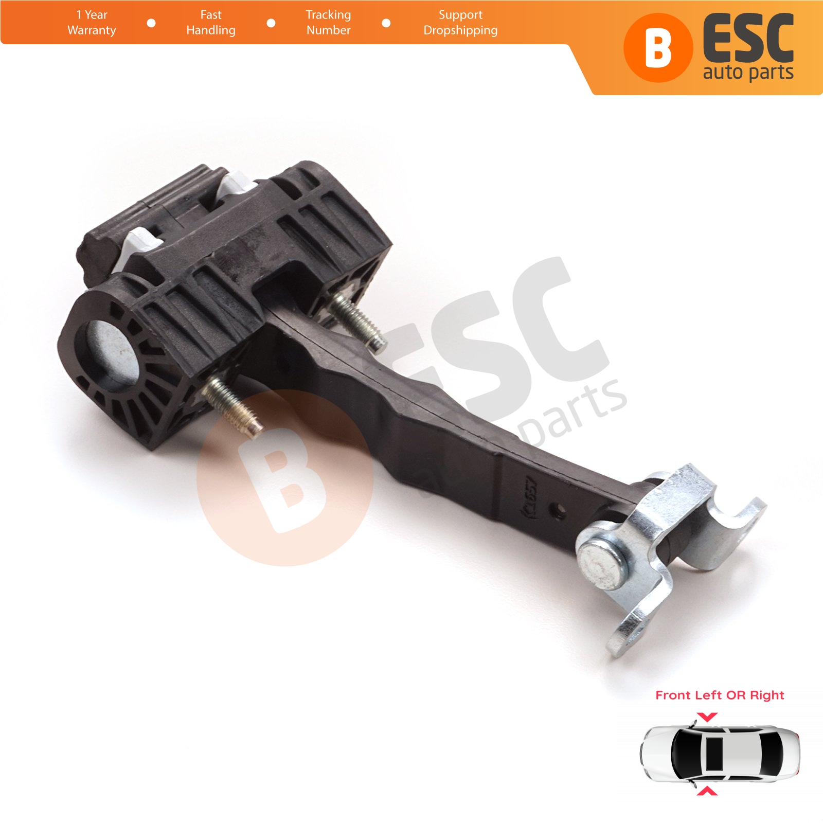 EDP1170 Front Left or Right Door Catch Hinge Brake Stop Check Strap Limiter Lever Arm 60690659 for Alfa Romeo 159 2004