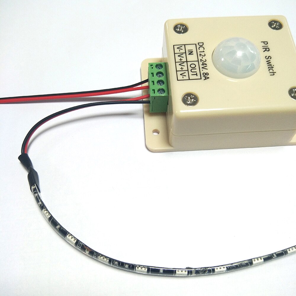 LED PIR Motion-activated Sensor Controller 4A 5A 6A 8A for LED Strip Lamp Light