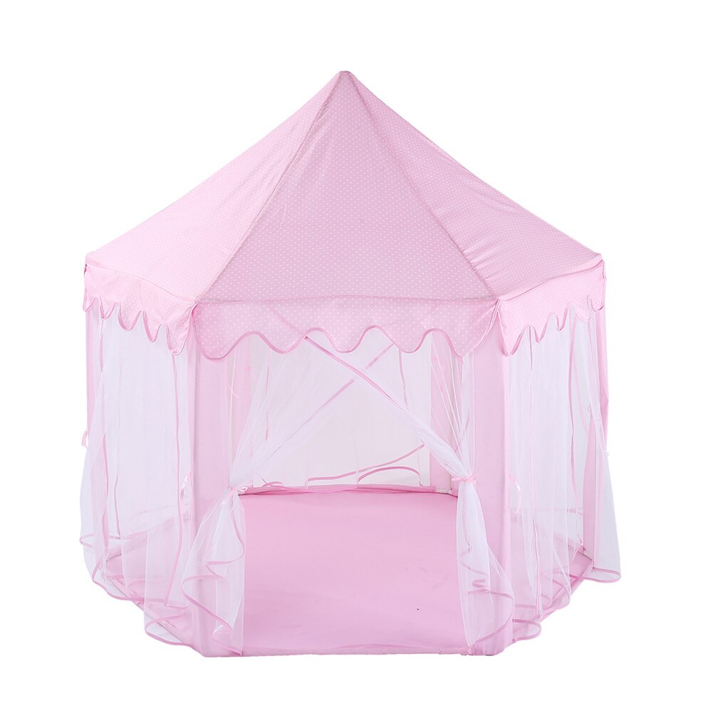 freundlicher Prinzessin Schloss Zelt Garten Klapp Spielen Zelt Hütte freundlicher Spielhaus für freundlicher Jungen Mädchen Bildung Spielzeug: Rosa