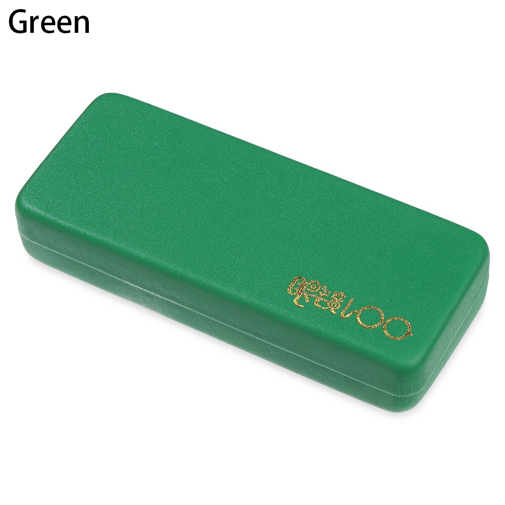 1Pc Unisex Magnet Glasses Box Women Men Portable Sunglasses Case Optical Reading Eyeglasses Box Eyewear Protector: D-green