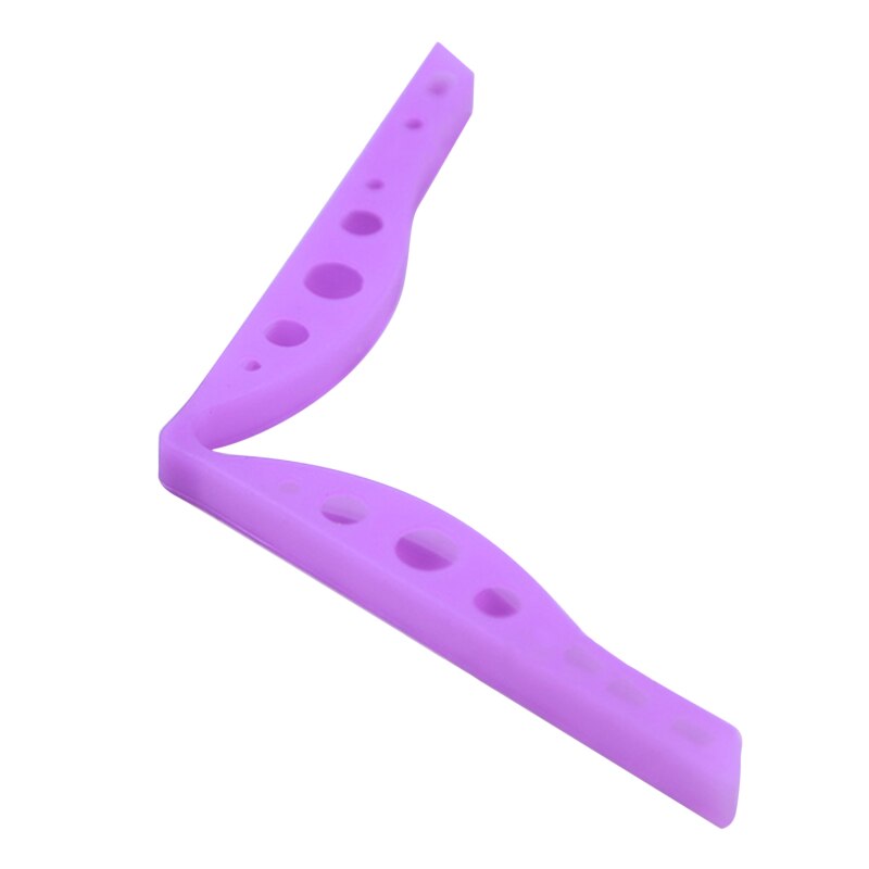 1Pc Neusbrug Strip Voor Gezicht Masker Voorkomen Bril Beslaan, herbruikbare Siliconen Neusbrug Verhoogt Ademen Ruimte: purple