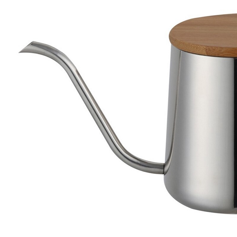 Handheld Stainless Steel Teapot Drip Coffee Pot Non-stick Drip Long Spout Kettle Cup Home Kitchen Tea Tools 250ml/350ml #2