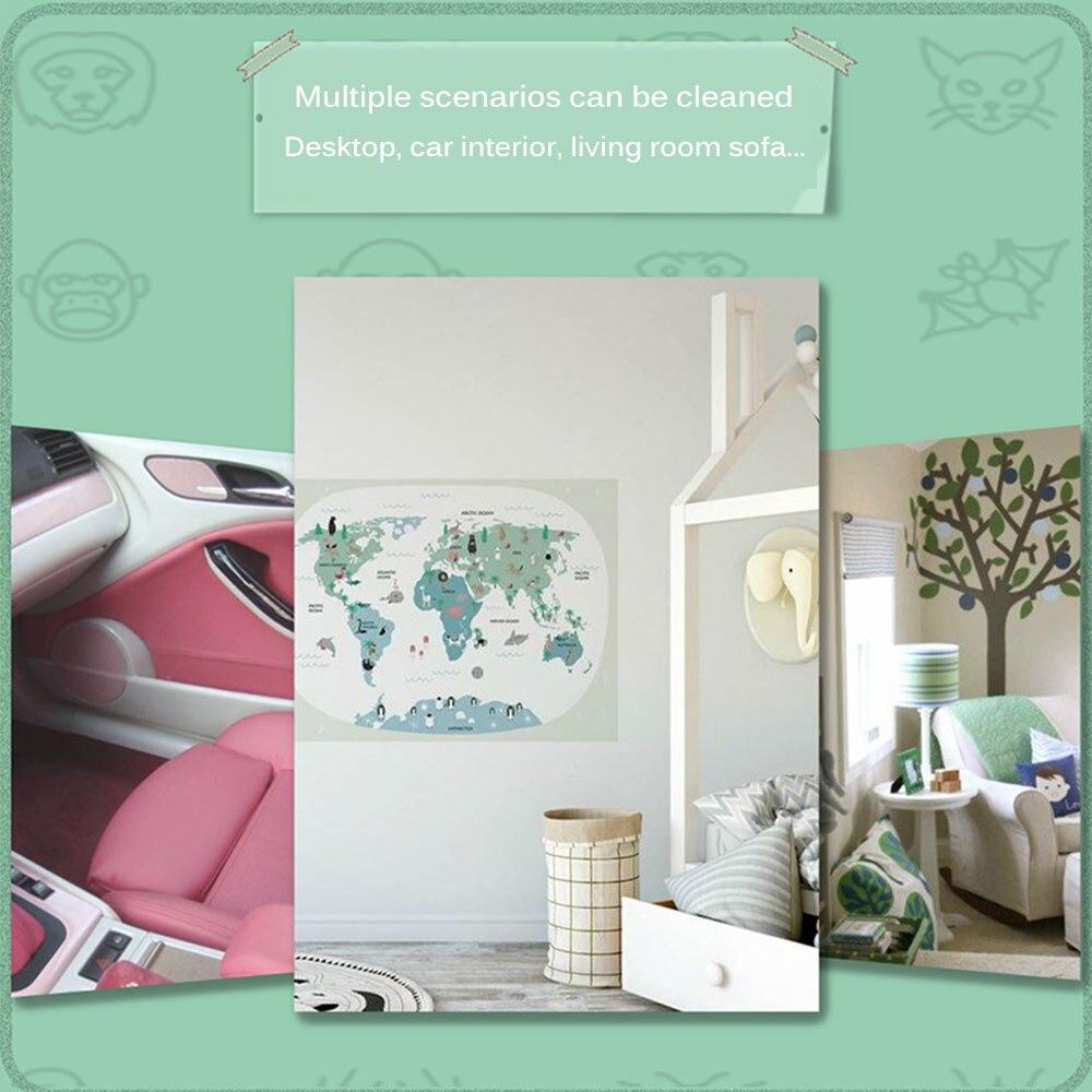 Cartoon Cute Multifunctional Robot Vacuum Cleaner Rechargeable Smart Home Office Desk Cleaner Cute And Practical Mini Portable