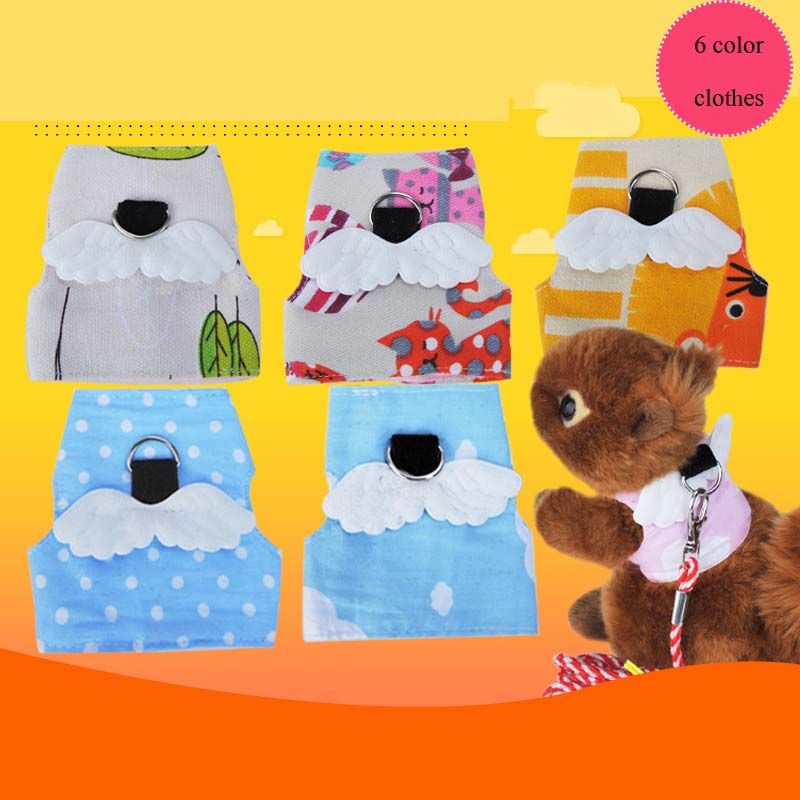Kleine Huisdier Konijn Harness Vest Met Leiband Set Voor Fret Cavia Bunny Hamster Konijn Puppy Kat Borstband Harnas