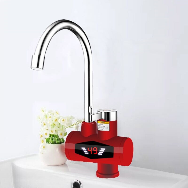 RX-015-1X,Inetant Electric Heating Water Faucet,Digital Display Instant Water Tap,Fast electric heating water bath shower: RX-015-7